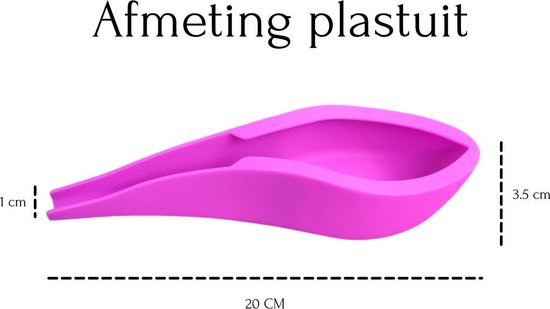 Plastuit - Plastuitje - Herbruikbaar - Nieuw model - Urinaal - Flexibel siliconen - 2 stuks - easy