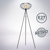 Vloerlamp | Vloerlampen woonkamer | Vloerlampen | Staande lamp | Staande lampen | Vloerlamp zwart | Vloerlamp industrieel | ‎B094CQ2RRP |