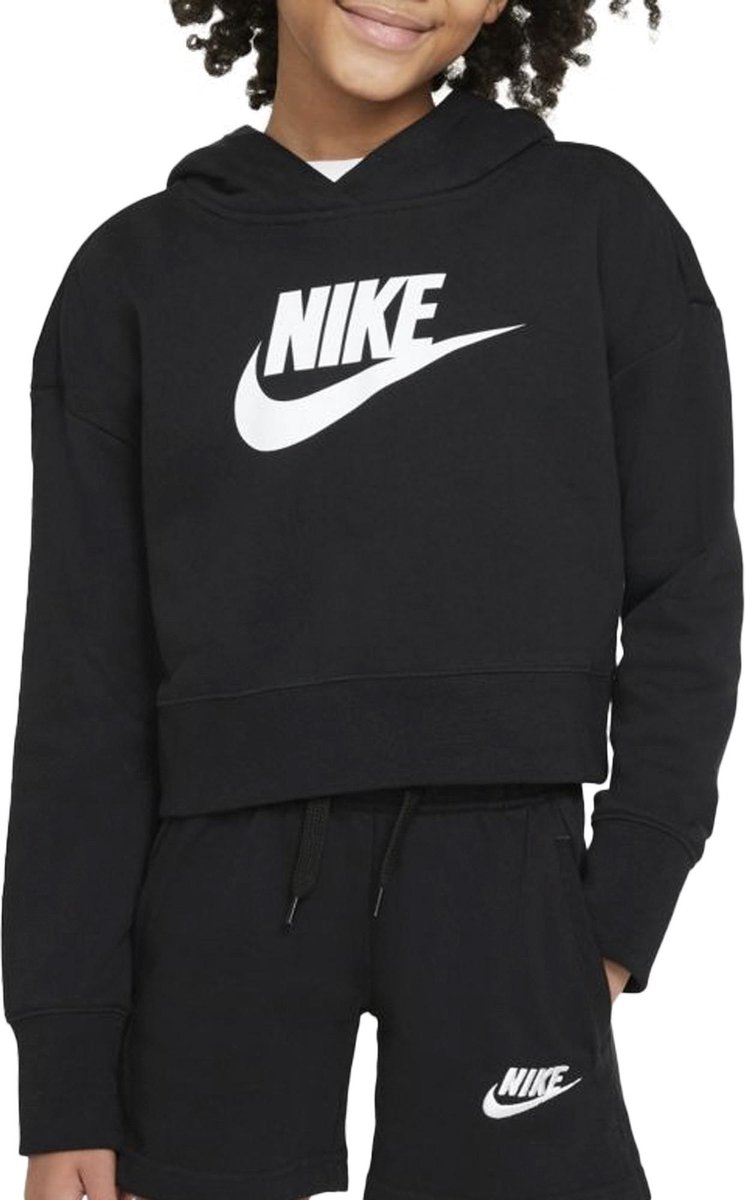 Nike Sportswear Club Crop Sportvest – Meisjes Zwart