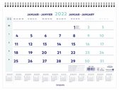 Brepols Kalender 2022 - Maandkalender - Spiraal - 43 x 31,5 cm
