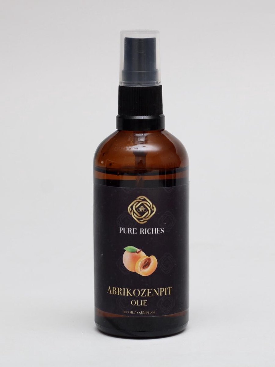 Pure Riches Abrikozenpit olie 100ml - 100% puur biologisch - Geschikt voor alle huidtypes.