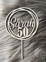 Taarttopper Sarah - 50 - verjaardag