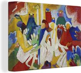 Canvas Schilderij Orientalisches - Kandinsky - 40x30 cm - Wanddecoratie
