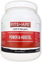 Fitshape Vanilla - Puissance et récupération - 1200 grammes - Shake protéiné