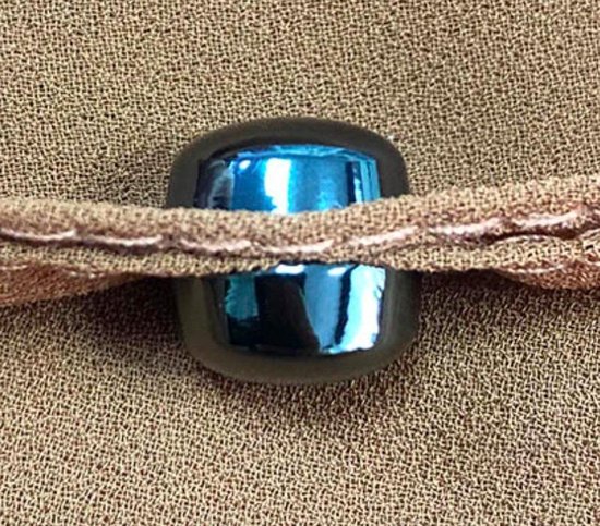 Foto: Hoofddoek magneet hijab accessoires gum black 1 paar 