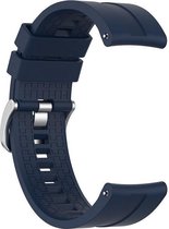 Horlogebandje Geschikt voor Huawei GT2 42MM  - Bruin - Siliconen - Horlogebandje - Polsbandje - Bandjes.nu - Polsband