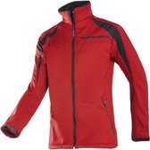 Sioen softshell Piemonte rood/zwart