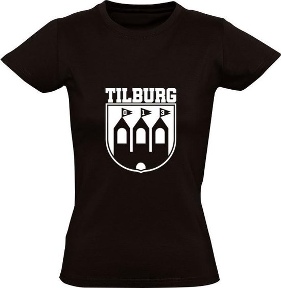 Tilburg Dames t-shirt | Zwart