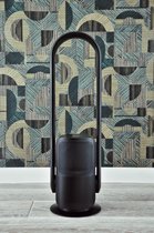 Ventilateur Karl Hagemann™ CleanCool Luxe sur pied - Zwart - Sans pales - Refroidisseur d'air tour de ventilateur sans pales 2 en 1 avec purificateur d'air