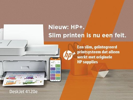 HP DeskJet Plus 4120e - All-in-One Printer - geschikt voor Instant Ink - HP