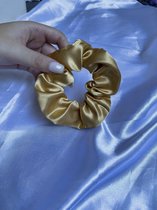 TheHandmadeMusthaves satijn - Scrunchie - Goud satijn