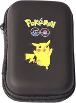 Kaarten houder geschikt voor Pokemon kaarten  - Album hard case capaciteit 50 stuks - Kaarten box Zwart