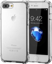 Anti Shock Siliconen schokproef back cover - Geschikt voor iPhone 7/8/ iPhone SE (2020 / 2022) - Extra sterke hoeken back cover - Transparant