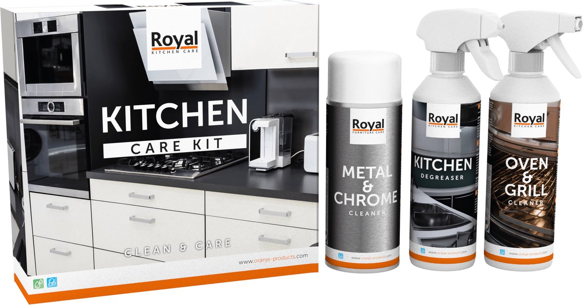 Kitchen Care Kit - schoonmaak en verzorging set