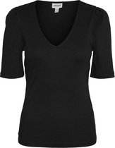 Vmpeace 2/4 V-neck Top Vma 10249185 Black