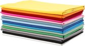 Stof, diverse kleuren, B: 145 cm, 140 gr, 15x2 m/ 1 doos