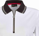 Golfino Dames Revolution Polo Wit/Donkerblauw