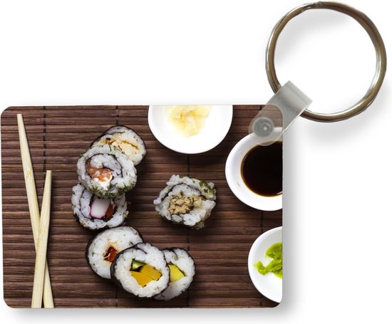 Sleutelhanger - Een verzameling sushi - Plastic | bol.com