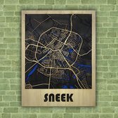 Plaatsplattegrond Stadsplattegrond 3D Sneek Standaard