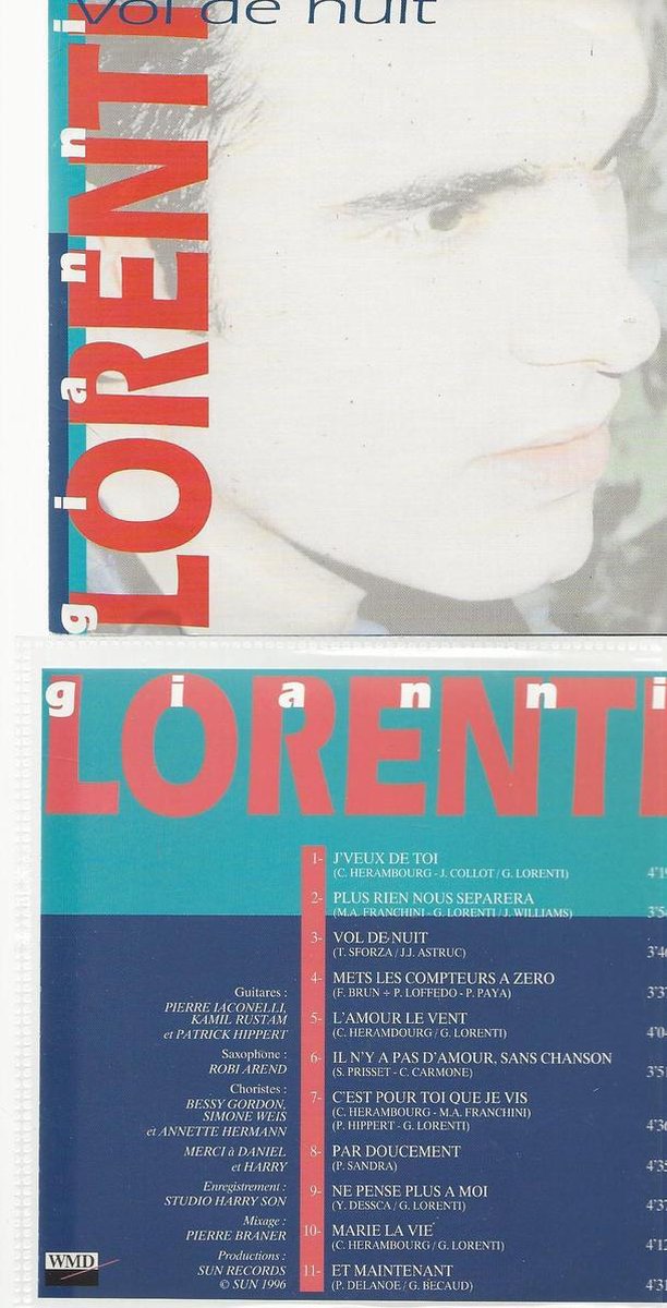 GIANNI LORENTI -VOL DE NUIT