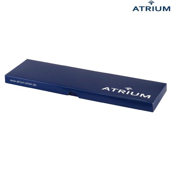 Montre ATRIUM - Homme - Cuir Zwart - Argent - A36-10