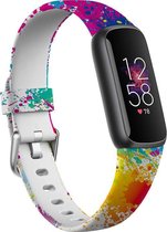 YONO Siliconen Bandje geschikt voor Fitbit Luxe - Confetti