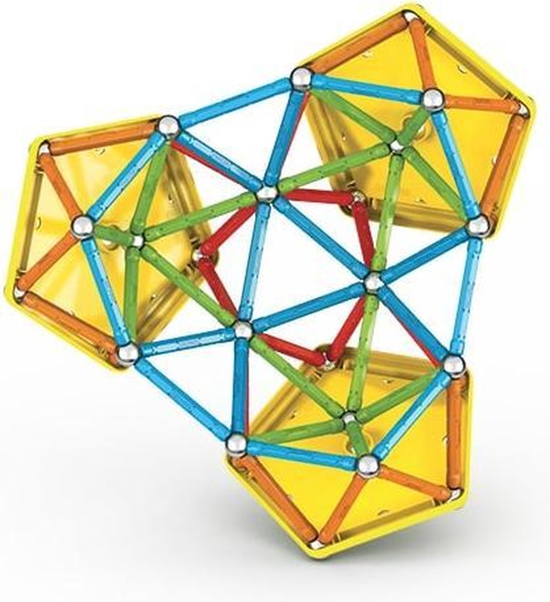 Geomag Super Color Recycled - Magnetisch Constructiespeelgoed met Panelen - 142-delig - Vanaf 3 jaar — afbeelding 3