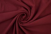 French terry stof - Bordeaux rood - 10 meter