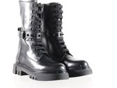 Maury - Veterboot met studs - zwart - maat 39