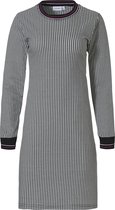Pastunette Pied de Poule Vrouwen Nachthemd - Black - Maat 38