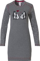 Rebelle for Girls Pinguin Meisjes Nachthemd - dark grey - Maat 104