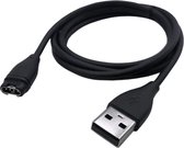 Case2go - Oplaadkabel compatibel met Garmin Forerunner 955 Solar / 955 / 945 / 935 / 245 / 245M / 45 / 45S - USB kabel - 1.0 meter - Zwart