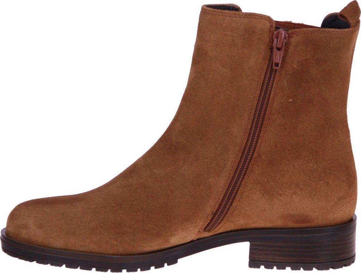 Gabor 792.1 Enkellaarsjes - Enkelboots met rits - Dames - Cognac - Maat 37  | bol.com