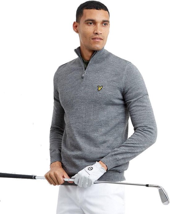 Lyle and scott trui grijs sales