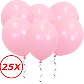 Roze Ballonnen Gender Reveal Babyshower Versiering Verjaardag Versiering Roze Helium Ballonnen Feest Versiering Roze 25 Stuks