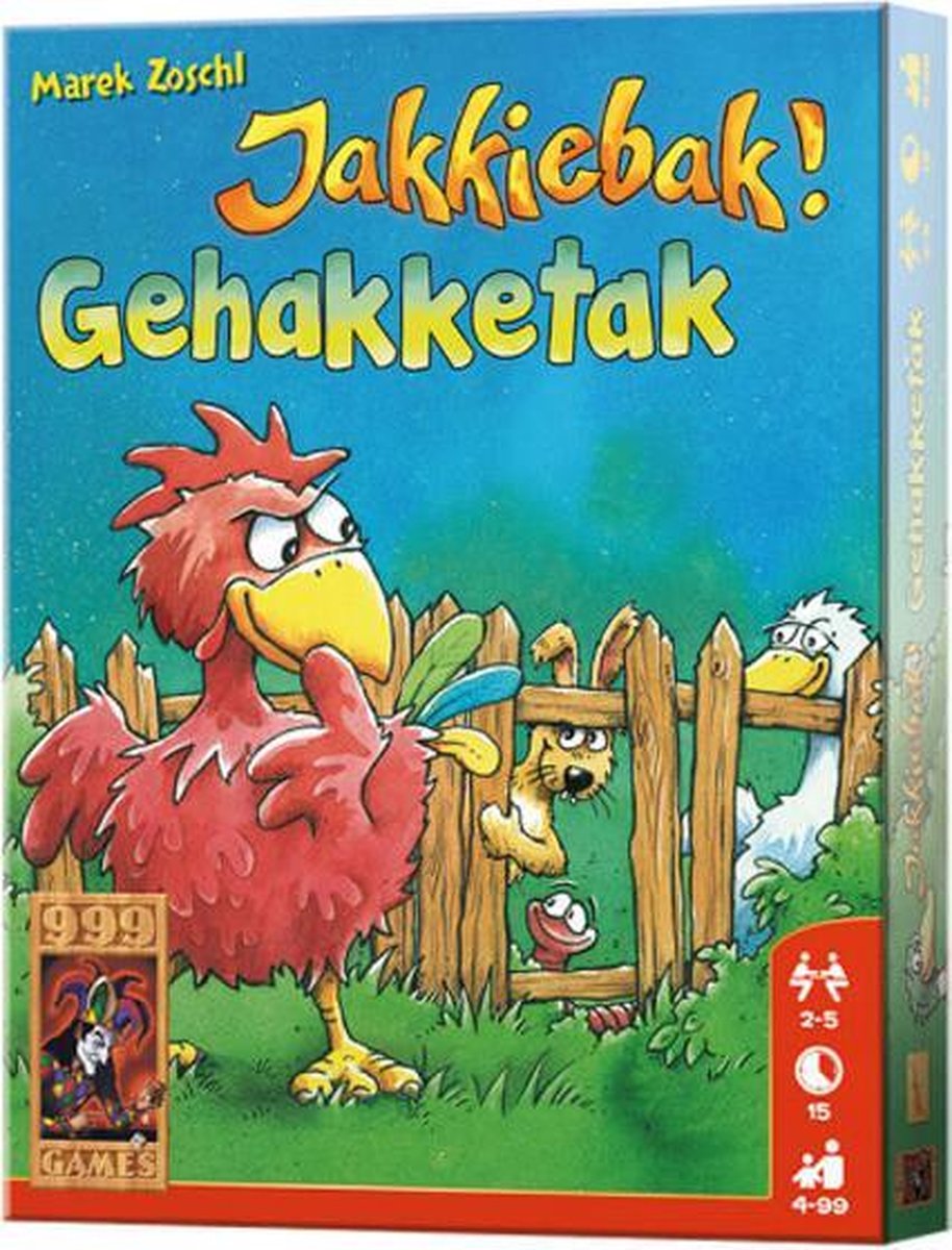999 Games Jakkiebak! Gehakketak | Games | bol.com
