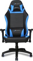 E-win Knight series Ergonomic Gaming Stoel - Luxe Gaming Bureaustoel – Gaming Chair - Kantelfunctie - Hoogte Verstelbaar - Nek- en Rugkussen - Kunstleer – Blauw/ Zwart