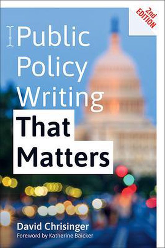 Public Policy Writing That Matters - cover