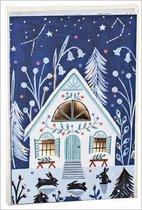Cozy Winter Cabin Big Notecards
