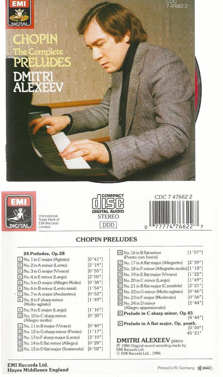 DMIRI ALEXEEV CHOPIN COMPLETE PRELUDES