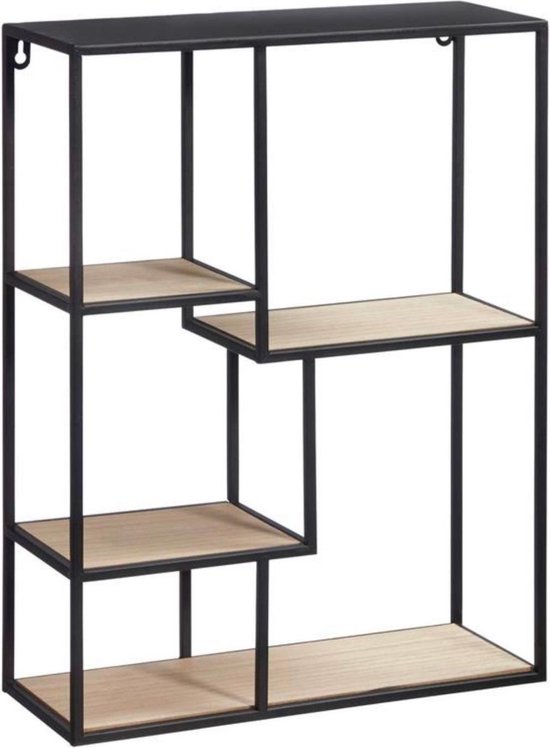 Love-KANKEI Wandplank, wit, breed rek, muur hout en metaal, set van 2, zwevende plank, 42 x 31 x 18 cm, wandplank, moderne decoratie, hangrek voor keuken, woonkamer, badkamer, slaapkamer, kantoor