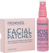 Frownies | Rozenwater en patches voor oog- en mondhoeken - 100% natuurlijk