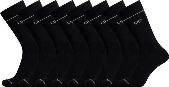 Cristiano Ronaldo 7 Socks Bamboo Stretch Box Of 7 Pairs Black Cr7