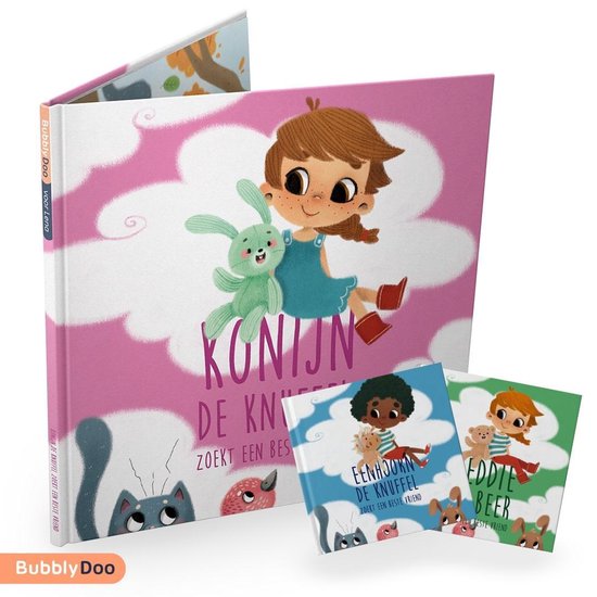 BubblyDoo Gepersonaliseerd Kinderboek: Knuffel Zoekt Een Beste Vriend |  9789464335033... | bol.com
