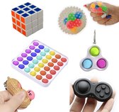 Fidget toys pakket onder de 15 euro | pop it | simple dimple | spikey ball | joystick | peanut popper | kubus