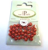 Perles de Verres Rondes – 6mm – Rouge – 140 Pièces