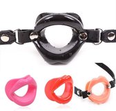 BDSM spidergag mondspreider lippen - Roze