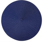 Westmark Set van 4 placemats, Ø 38 cm, polypropyleen, blauw, Saleen-collectie: Circle