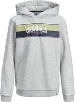 Jack & Jones sweater jongens - grijs - JORmason - maat 152