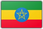 Vlag Ethiopië - 200x300cm - Polyester